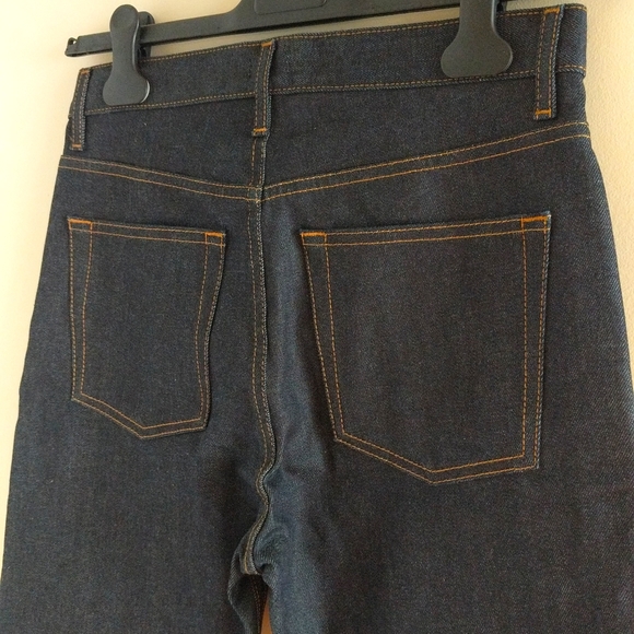 NWT Joseph Boyfriend Japanese Stretch Jeans High Rise Dark Wash - Picture 9 of 14